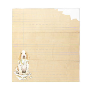 Bloc-note Mon Bracco Italiano A Mangé Ma Maison