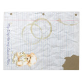 Bloc-note Mon canicule de jouet a mangé mon plan de leçon (Devant)