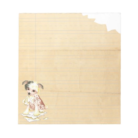 Bloc-note Mon Chinois Cresta A Mangé Mes Devoirs (Devant)