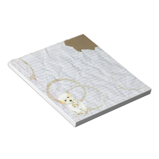 Bloc-note Mon Coton A Mangé Mon Plan De Leçon (Incliné)