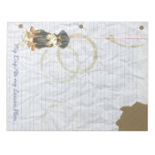 Bloc-note Mon Doberman A Mangé Mon Plan De Leçon (Devant)