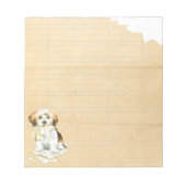 Bloc-note Mon Havanais Mange Mes devoirs (Devant)