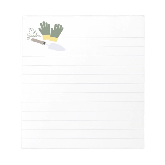 Bloc-note Mon jardin (Devant)
