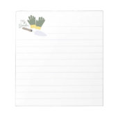 Bloc-note Mon jardin aligné (Devant)