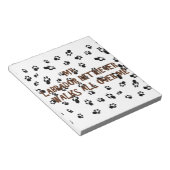 Bloc-note mon labo marche sur moi (Incliné)