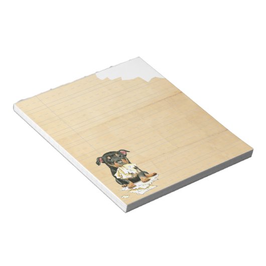 Bloc-note Mon Lancashire Heeler a mangé mes devoirs (Incliné)