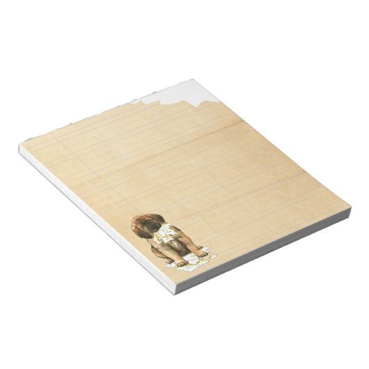 Bloc-note Mon Leonberger A Mangé Ma Maison (Incliné)