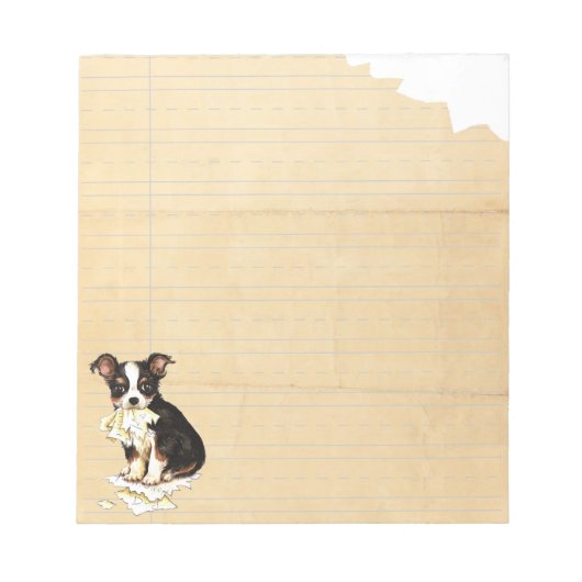 Bloc-note Mon Long Manteau Chihuahua A Mangé Ma Maison (Devant)