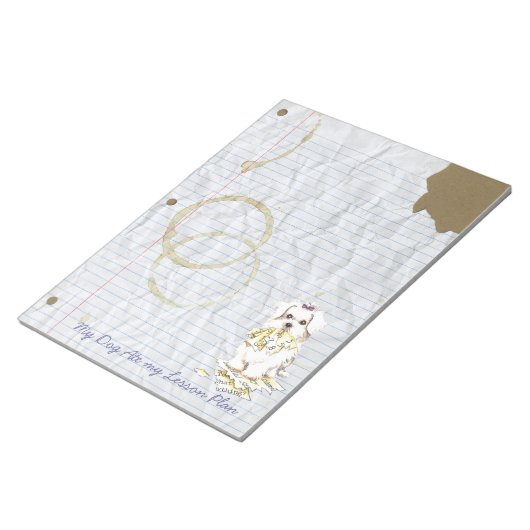 Bloc-note Mon Maltais Mange Mon plan de leçon (Incliné)