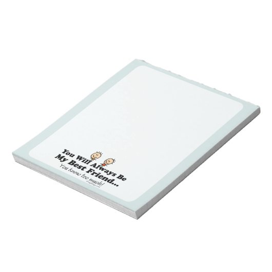 Bloc-note Mon meilleur ami (Tourné)