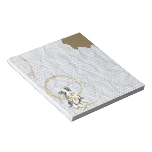 Bloc-note Mon Pit Bull Mange Mon plan de leçon (Incliné)