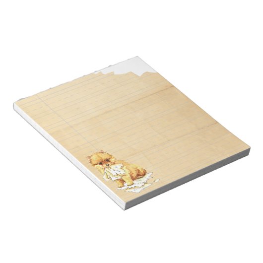 Bloc-note Mon Poméranien Mangé Mes devoirs (Incliné)