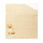 Bloc-note Mon Poméranien Mangé Mes devoirs (Devant)