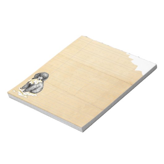 Bloc-note Mon Poodé Miniature A Mangé Mes Devoirs (Tourné)