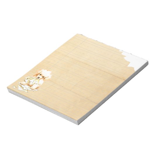 Bloc-note Mon Poodle De Jouet A Mangé Mes Devoirs (Tourné)