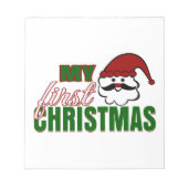 Bloc-note Mon premier Noël (Devant)