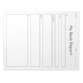 Bloc-note Mon rapport de livre (Devant)