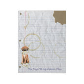 Bloc-note Mon Redbone Mangé Mon plan de leçon (Tourné)