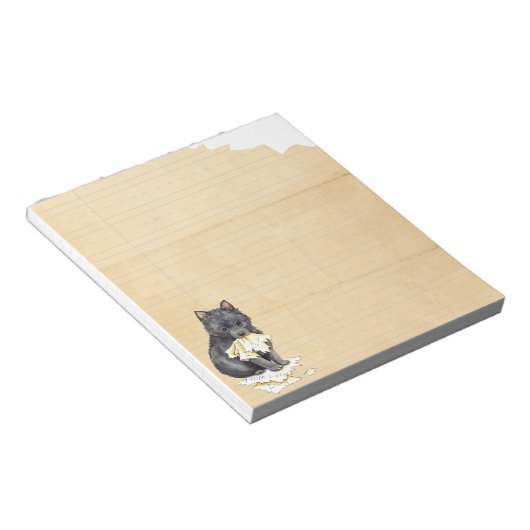 Bloc-note Mon Schipperke A Mangé Ma Maison (Incliné)