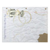 Bloc-note Mon Schnauzer Standard A Mangé Mon Plan De Leçon (Devant)