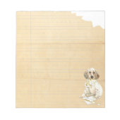 Bloc-note Mon Setter Anglais A Mangé Mes Devoirs (Devant)