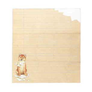 Bloc-note Mon Shiba Inu A Mangé Mes Devoirs