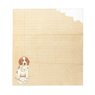 Bloc-note Mon Springer gallois Mange Mes devoirs