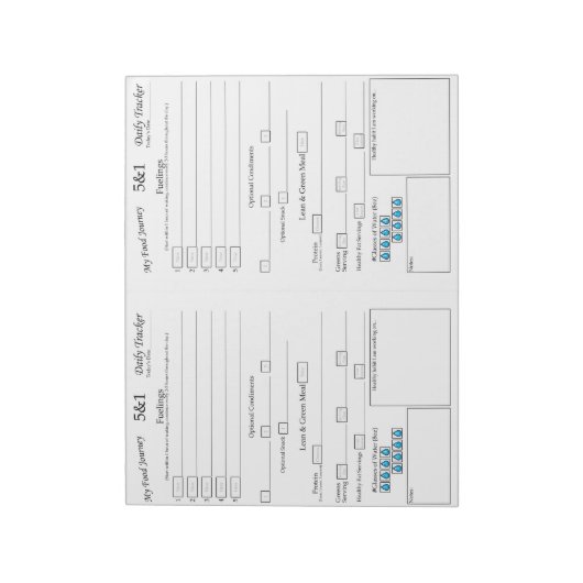 Bloc-note Mon suivi alimentaire 5 - 1 (Tourné)