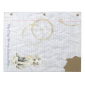 Bloc-note Mon Weimaraner A Mangé Mon Plan De Leçon (Devant)