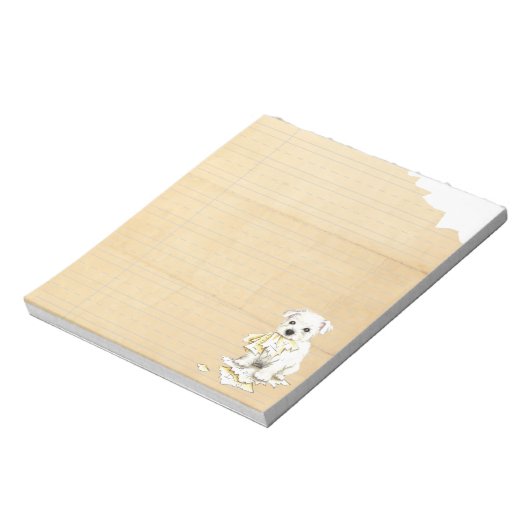 Bloc-note Mon Westie A Mangé Mes Devoirs (Tourné)