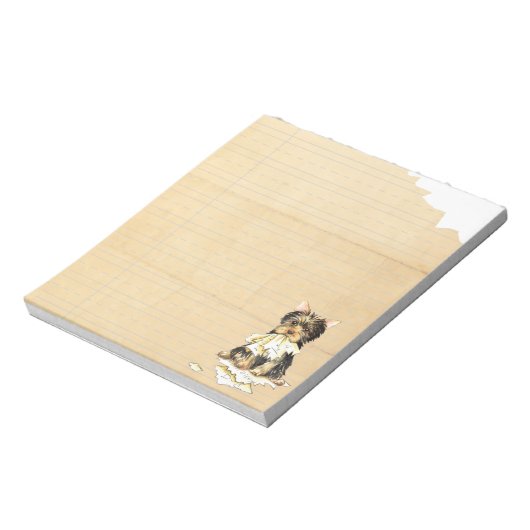 Bloc-note Mon Yorkie a mangé mes devoirs (Tourné)