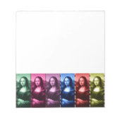 Bloc-note Mona Lisa Poster de animal Rainbow (Devant)