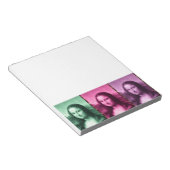Bloc-note Mona Lisa Poster de animal rose rose violet (Incliné)
