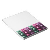 Bloc-note Mona Lisa Rose vert violet (Incliné)