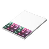 Bloc-note Mona Lisa Rose vert violet (Tourné)