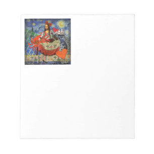 Bloc-note Mona Lisa Starry Night Collage : surréalisme fanta