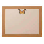 Bloc-note Monarch Butterfly sur Sienna (Devant)