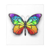 Bloc-note Monarque papillon arc-en-ciel (Devant)