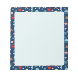 Bloc-note Monde marin