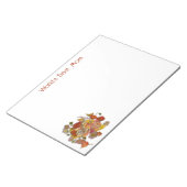 Bloc-note Monde Meilleure maman Note Pad avec des pavots (Incliné)