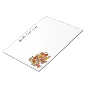 Bloc-note Monde Meilleure maman Note Pad avec des pavots (Incliné)