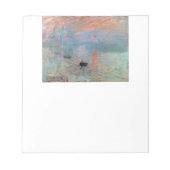 Bloc-note Monet , “ Impression, Sunrise ” (Devant)