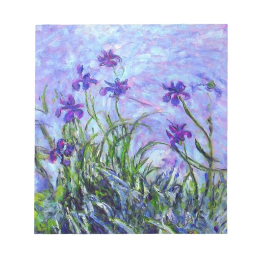 Bloc-note Monet Lilac Irises (Devant)