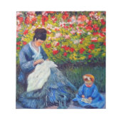 Bloc-note Monet mère et enfant dans le jardin (Devant)