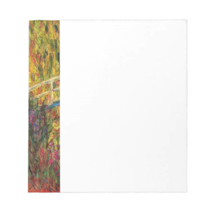 Bloc-note Monet Water Lily Pond and Water Iriss