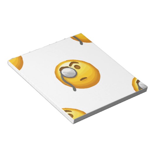 Bloc-note monocle émoji (Incliné)