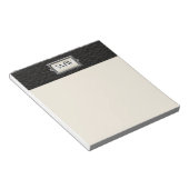 Bloc-note Monogramme 3-Lettre Executive Hommes Personnalisé (Incliné)