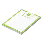 Bloc-note Monogramme à pois (Tourné)