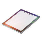 Bloc-note Monogramme Aquarelle Espace Univers Blue Star (Tourné)