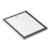 Bloc-note Monogramme Art déco (Incliné)